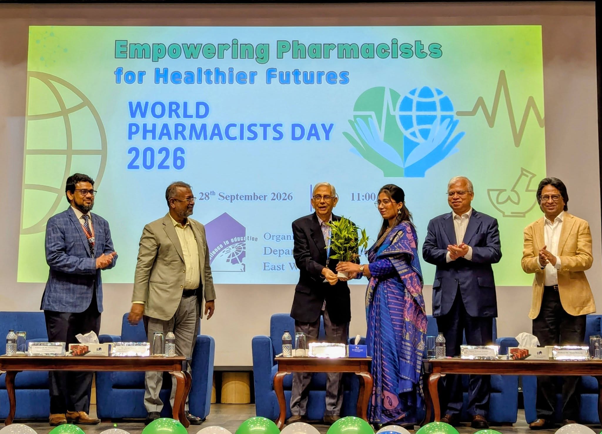 Department of Pharmacy at East West University (EWU) celebrated World Pharmacists Day 2026 by organizing a seminar titled “Empowering Pharmacists for Healthier Futures in Bangladesh”
